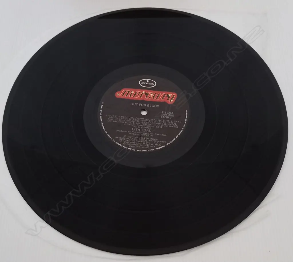 Lita Ford, Out For Blood Image 1++